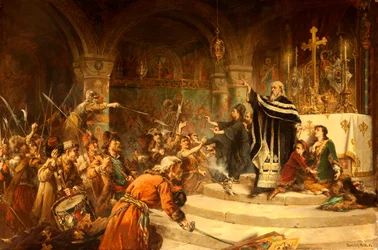 Un réfugié dans une église, 1894